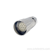 Straight Round Plug Signal M23 Female Connector